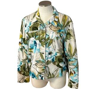 Sunset Cove Cotton Western Style Jacket Floral